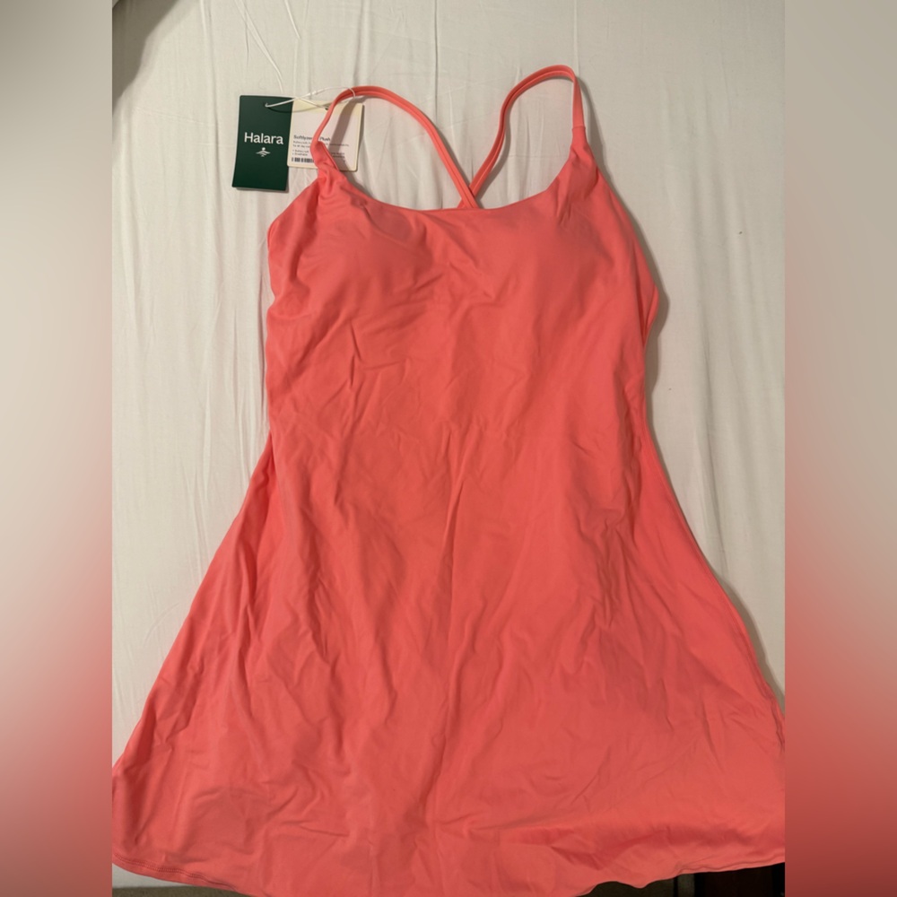 HALARA SoftlyZero Shell Pink Active Skort Dress